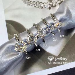 Wedding Rings Trendy Jewellery For Women 1-5ct Cubic Zirconia 6 Promise Bridal Ring Bijoux Femme Drop 16111322f