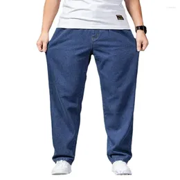 Men's Jeans Autumn Thick-legged Big Trousers Wide Straight Loose Big-legged Wide-leg Large Size 46 44 42 Denim