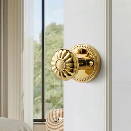 Privacy Door Knob Lock House Interior Bathroom Bedroom Room Round Door Knobs 231222