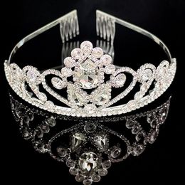 Hair Clips & Barrettes Princess Crystal Tiaras And Crowns Headband Kid Girls Love Bridal Prom Crown Wedding Party Accessiories Jew1970