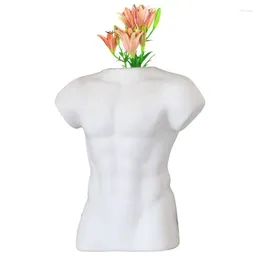 Vases Male Body Vase Modern Creative Human Art Minimalist Flower Arrangement Table Decoration For Home And Office