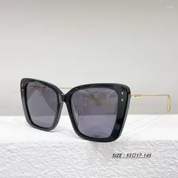 Sunglasses 2023Oversized Woman Big Frame Cat Eye Gradient Lens Sun Glasses Female Male Vintage Brand Clear Mirror Shades Oculos