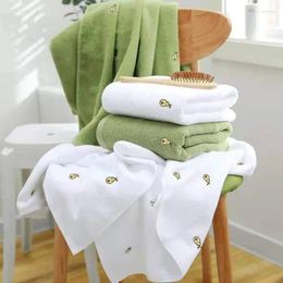 Towel Bath Pure Cotton Luxury High Quality Bathroom Avocado Print Soft Super Absorbent Beach Towels For Adults 70x140cm