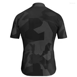 Racing Jackets Bike Wear Camo Men Short Sleeve Cycling Road Clothing Bicycle Shirt Motocross Jersey Oversleeve Mountain Jacket Top Sweater