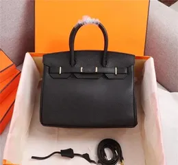 2024 Top Senhoras Designer Lychee Bolsa 25-35cm Bolsa Bolsa Ombro Skew Messenger Couro Moda Alta Qualidade Elefante Cinza Sacola Bolsa de Ombro de Grão Integral