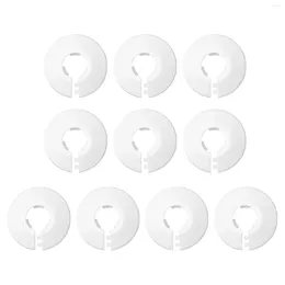 Kitchen Faucets 10pcs Durable Easy Instal Practical Home Decorative Duct Faucet Radiator Pipe Cover Angle Valve Plumbing White PP Sleeve