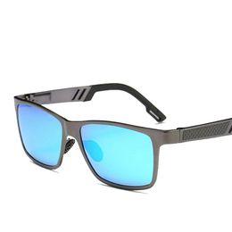 2021 Fashion sunglasses Aluminium Magnesium Polarised Eyeglasses Men Brand Sun Glasses UV400 Male Driving Eyewear Men Polarised Sun215a