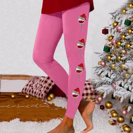 Women's Leggings Women Underwear Shorts For Workout Out Christmas Print Colour Block Pants Soft Stretchy Legging Set