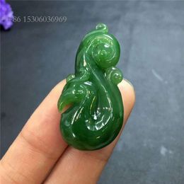 Loose Stone Jewellery Natural Hetian Jasper Pendant For Women Phoenix Shape Jade