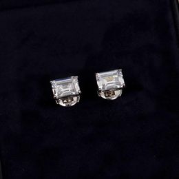 S925 silver stud earring platinum Colour for women wedding Jewellery gift have stamp charm engagement PS3184253O