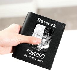 Griffith wallet Guts purse Berserk Anime money bag Casual leather billfold Photo Print notecase