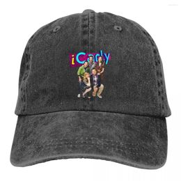 Ball Caps Funny Gift Baseball Cap Icarly Cast And Signature Classic Trucker Hat Summer Men Sports Casual