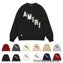 Men's Hoodies Sweatshirts Mens Sweatshirts Designer Hoodies Fashion Streetwear Amires Niche Trendy Br Autumnwinter Minimalist Threedimensional Letter Number P