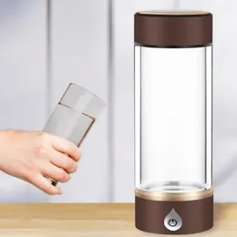 Wine Glasses Antioxidant Water Cup Hydrogen Bottle Generator With Rapid Electrolysis Usb Rechargeable Technology For Healthy Ionised