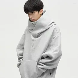 Men's Hoodies Korean Autumn And Winter Men Women Fashion Loose Vintage Personality Hooded Sweater Couple Hip Hop Y2K Harajuku Top