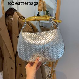 2023 Unique Design Woven Bag New Women's Handbag Texture Shoulder Bag Popular on the Internet Same Style Crossbody Bag