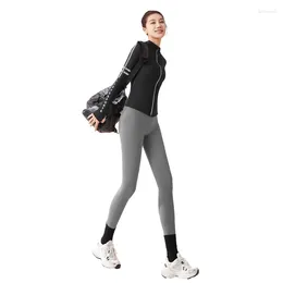 Active Pants Spring And Autumn Printed Yoga Suit Quick-drying Sports Tights Wear Running Recreational Women