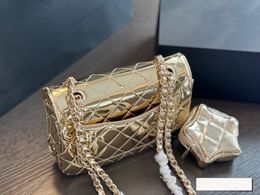 womens fashion evening bags patent leather shoulder bag gold silver designer chain bags with small star bag