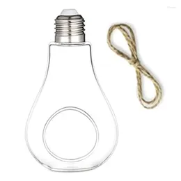 Vases Light Bulb Shaped Simple And Elegant Appearance Designs For Plant Flower Decor