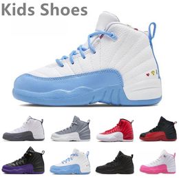 2024 Kids Shoes Athletic Outdoor Sneaker Baby Cherry Playoffs Royalty University Blue Field Purple Children Preschool Boys Babies Child Trainers Sports Sneakers