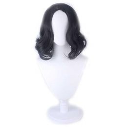 Severus Snape Black Short Curly Style Cosplay Wig Professor Snape Wig Halloween Party Role Play Costumes Wigs Wig Cap1242718