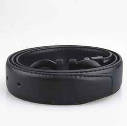 316 Leather Belts Smooth 2024 Designer Belt for Men Big Buckle Male Chastity Top Fas s