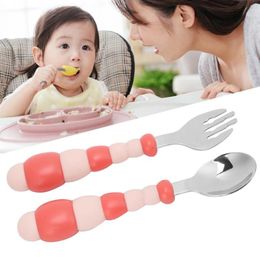 Bowls Toddler Spoon Baby Utensils Bright Coloured Grade For Child Restaurant Home Dinning Room Red