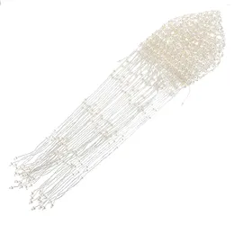 Berets Tassel Beaded Hat Elegant Pearl Bride Dress Bathroom Decorations Crystal Decorative Formal Plastic Miss Caps