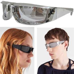 Sunglasses Sunglasses Fashion Occhiali P Home Runway SPR29Y Rectangular Frame Silver Sport Style Glasses SPR 25 Nylon Material Top294H