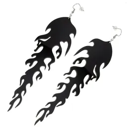 Dangle Earrings 1 Pair Flame Fashion Lady Girls Ear Decors