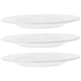 Dinnerware Sets 3 Pcs Tray Salad Plates Melamine Dish For Party Appetiser Dessert Outdoor Dinning Kitchen Supply Cake