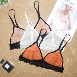 Sexy Lace Bra Transparent bralette top Breathable Comfortable gauze mesh thin Bras see through Bra Lingerie For Women11055063