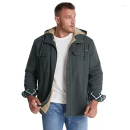 Men's Jackets Winter Thick Jacket Men Outdoor Parka Coat Fur Linner Warm Cargo Male Windbreaker Outwear Parkas Military Army Overcoats