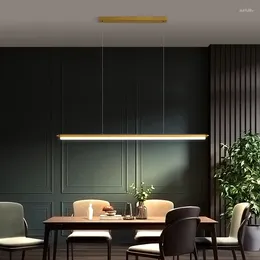 Pendant Lamps Minimalism Modern LED Lights Bedroom Dining Room Refectory Front Desk Hanging Lampara Colgante 110V 220V