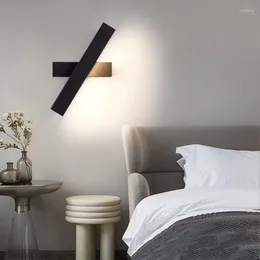 Wall Lamp 8W LED Reading Light For Bedroom El Headboard Night Book 330°Rotation Bedside AC90-265V