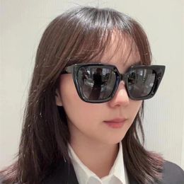 Sunglasses 2024 Luxury Women's Large Square Fashion Cat's Eye Retro Brand Designer
