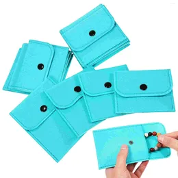 Jewelry Pouches 12 Pcs Korean Bag Decoration Storage Earring Bags Bracelet Packaging Holder Small Boxes For Gifts