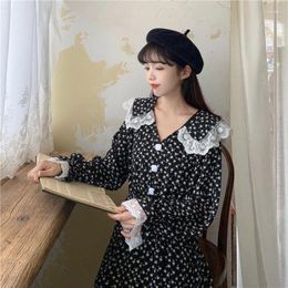 Work Dresses Woman V-Neck Floral Knitted Vest And Pleated Dress Ladies Two-Piece Set Fashion Skirt Suits Vintage Autumn Elegant Sets G579