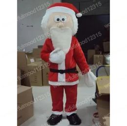 2024 Performance Santa Claus Mascot Costumes Cartoon Carnival Hallowen Performance Unisex Fancy Games Outfit Outdoor Advertising Outfit Suit