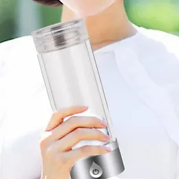 Wine Glasses Portable Hydrogen Water Ioniser Hydrogen-rich Maker Bottle Generator With Rapid Electrolysis For Healthy