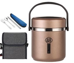 12 hour Vacuum Insulated Lunch Box Stainless Steel Bento Box Japanese Style School Kids Camping Portable Food Container Thermos T29410677