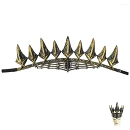 Hair Clips Gothic Crown Cosplay Party Decorative Costume Headpiece Carnival