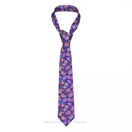 Bow Ties Colorful Print Paisley Casual Unisex Neck Tie Daily Wear Narrow Striped Slim Cravat