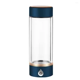 Wine Glasses Transparent Water Ioniser Portable Hydrogen Bottle Generator With Rapid Electrolysis For Healthy