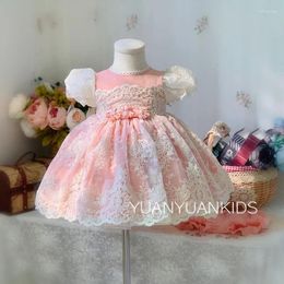 Girl Dresses Summer Girls Spanish Court Princess Dress Children's Birthday High-end Boutique Party Eid Pographic Costumes