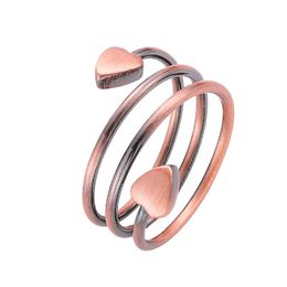 New Fashion Luxury Red Copper Thread Ring Magnetic Therapy Ring Couple Ring