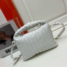 7a Designer Minni Knitting Bag Clutch de couro genuíno 22,5 cm de altura Crossbody Lady Lady Bolsas de ombro elegante