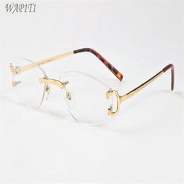 mens sports sunglasses glasses vintage shades ladies oversize rimless sunglasses fashion attitude driving fishing eyeglasses lunet260T