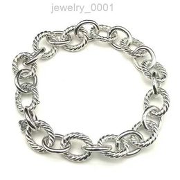 DY Circle link Chain Charm designer Bracelet for Women Cuban Chains diamonds Fashion Retro Luxury Party Birthday Jewellery Gift Popular in Europe and America 6H9J