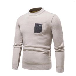 Men's Sweaters 2023 Winter Turtleneck Thick Fashion Solid Colour Pullover Sweater Male Slim Casual Warm Stand Collar